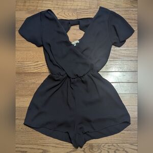 Charlotte Russe Navy Blue Romper- Sz XS